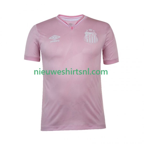 Santos FC Heren Shirt met Bedrukking October Thuis 2024-2025 Korte Mouw