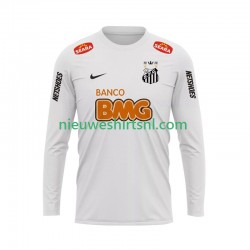 Santos FC Heren Shirt met Bedrukking 2012 Retro Thuis 2011 Lange Mouw