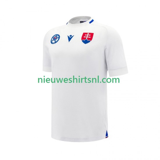 Slowakije Heren Shirt met Bedrukking Uit 2024-2025 Korte Mouw