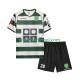 Sporting CP Kind Shirt met Bedrukking Cristiano Ronaldo 28 2001 2003 Retro Thuis Korte Mouw