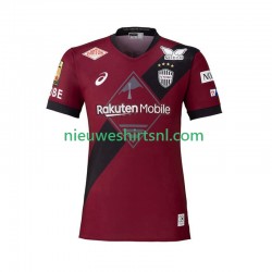Vissel Kobe Heren Shirt met Bedrukking Thuis 2025 Korte Mouw