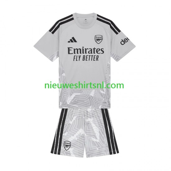 Arsenal Kind Shirt met Bedrukking Doelman Thuis 2026-2027 Korte Mouw