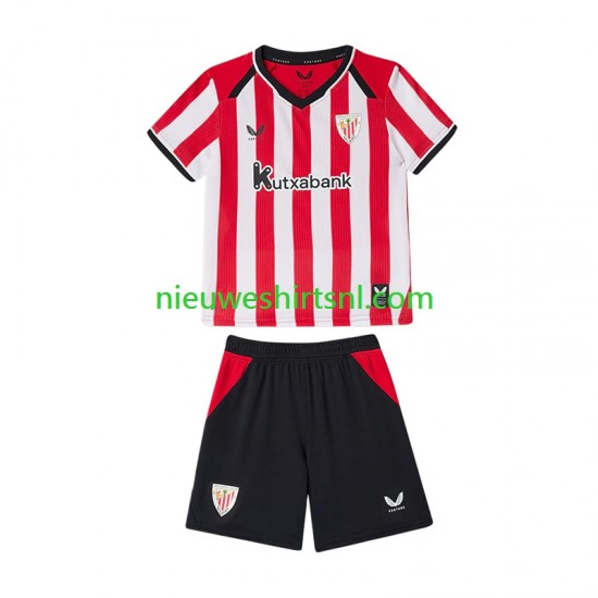 Athletic Bilbao Kind Shirt met Bedrukking Thuis 2026-2027 Korte Mouw