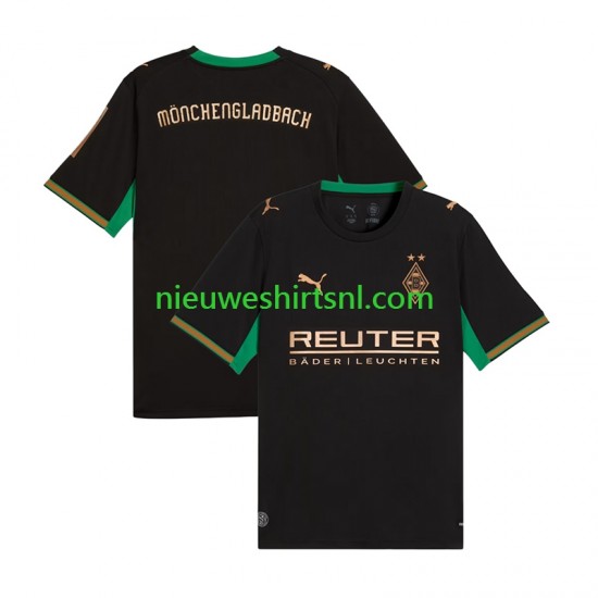Rusland Heren Shirt met Bedrukking Bo Monchengladbach Uit 2026-2027 Korte Mouw