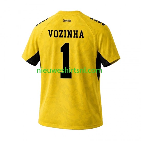 Heren Shirt met Bedrukking Doelman Cape Verde Vozinha 1 Thuis 2026 Korte Mouw