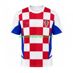 Kroatië Heren Shirt met Bedrukking Retro Thuis 2002 Korte Mouw