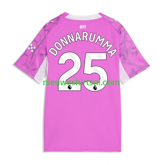 Manchester City Heren Shirt met Bedrukking Doelman Gianluigi Donnarumma 25 Uit 2026-2027 Korte Mouw