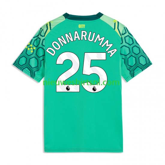 Manchester City Heren Shirt met Bedrukking Doelman Gianluigi Donnarumma 25 Thuis 2026-2027 Korte Mouw