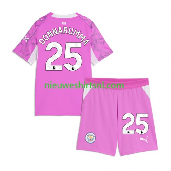 Manchester City Kind Shirt met Bedrukking Doelman Gianluigi Donnarumma Uit 2026-2027 Korte Mouw
