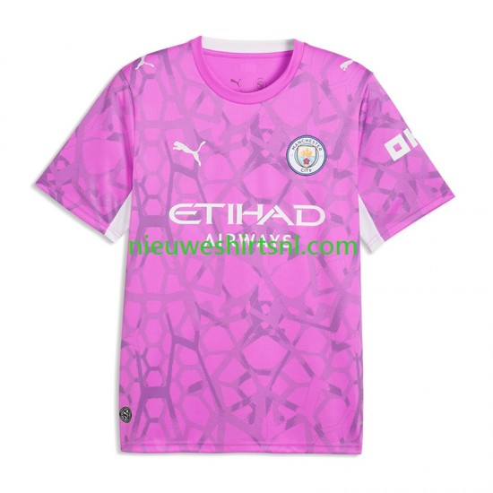 Manchester City Kind Shirt met Bedrukking Doelman Gianluigi Donnarumma Uit 2026-2027 Korte Mouw