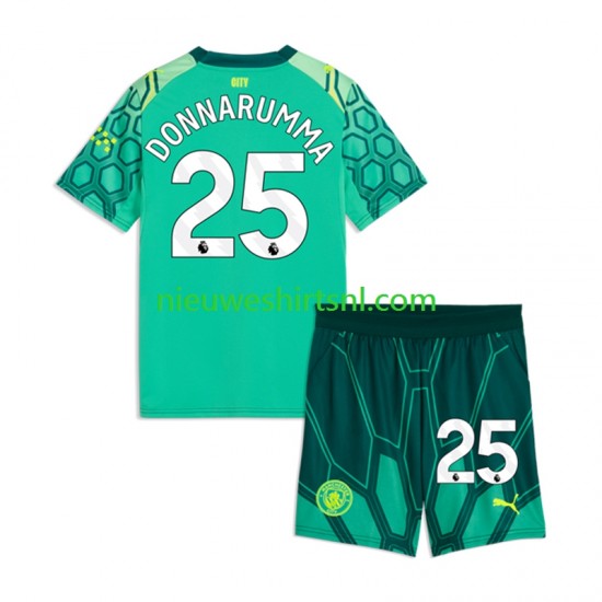 Manchester City Kind Shirt met Bedrukking Doelman Gianluigi Donnarumma Thuis 2026-2027 Korte Mouw