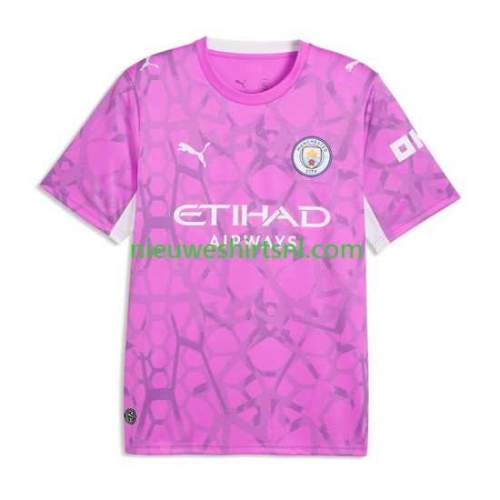 Manchester City Heren Shirt met Bedrukking Doelman Uit 2026-2027 Korte Mouw