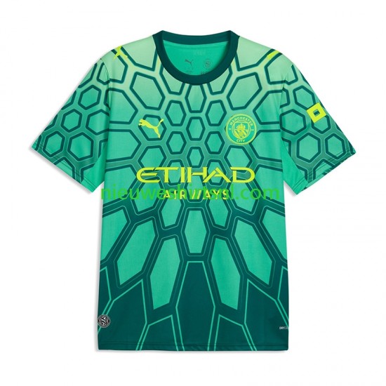 Manchester City Heren Shirt met Bedrukking Doelman Thuis 2026-2027 Korte Mouw