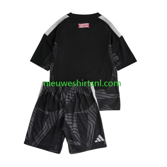 Manchester United Kind Shirt met Bedrukking Doelman Thuis 2026-2027 Korte Mouw