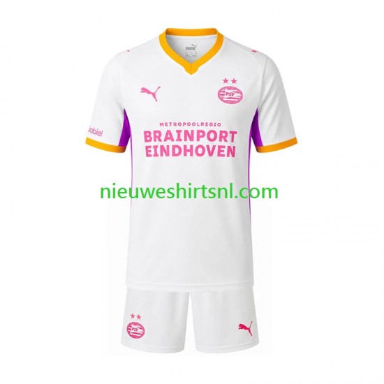 PSV Eindhoven Kind Shirt met Bedrukking Uit 2026-2027 Korte Mouw