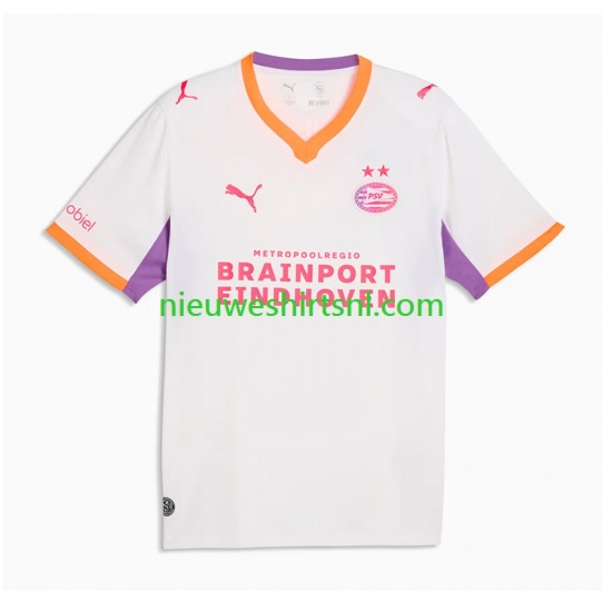 PSV Eindhoven Heren Shirt met Bedrukking Uit 2026-2027 Korte Mouw