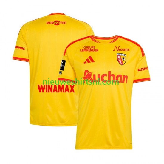 RC Lens Heren Shirt met Bedrukking Thuis 2026-2027 Korte Mouw