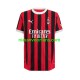 AC Milan Heren Shirt met Bedrukking Thuis 2024-2025 Korte Mouw