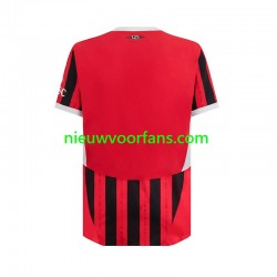 AC Milan Heren Shirt met Bedrukking Thuis 2024-2025 Korte Mouw