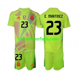 Argentinië Kind Shirt met Bedrukking Doelman Emiliano Martinez 23 Uit 2024 Korte Mouw