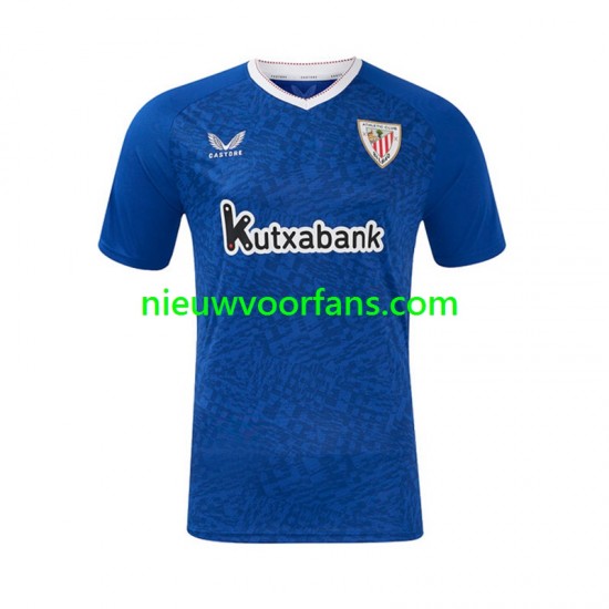 Athletic Bilbao Heren Shirt met Bedrukking Uit 2024-2025 Korte Mouw