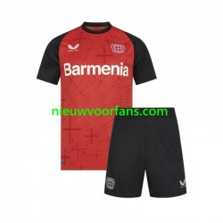 Bayer 04 Leverkusen Kind Shirt met Bedrukking Thuis 2024-2025 Korte Mouw