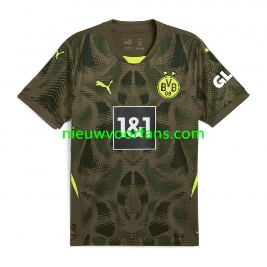 Borussia Dortmund Heren Shirt met Bedrukking Doelman Thuis 2024-2025 Korte Mouw