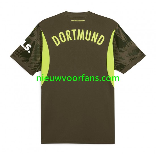 Borussia Dortmund Heren Shirt met Bedrukking Doelman Thuis 2024-2025 Korte Mouw