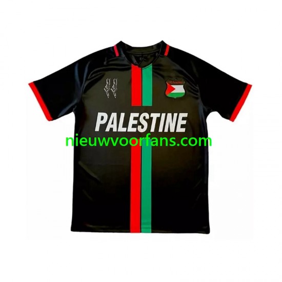 Club Deportivo Palestino Heren Shirt met Bedrukking Center Stripre Thuis 2024-2025 Korte Mouw