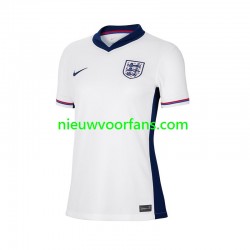 Engeland Dames Shirt met Bedrukking Thuis Euro 2024 Korte Mouw