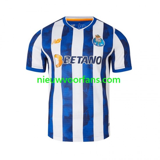 FC Porto Heren Shirt met Bedrukking Thuis 2024-2025 Korte Mouw