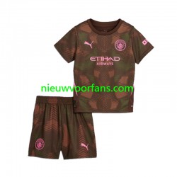 Manchester City Kind Shirt met Bedrukking Doelman Thuis 2024-2025 Korte Mouw