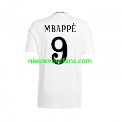 Real Madrid Heren Shirt met Bedrukking Mbappé Kylian 9 Thuis 2024-2025 Korte Mouw