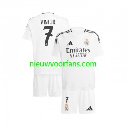 Real Madrid Kind Shirt met Bedrukking Vinicius Junior 7 Thuis 2024-2025 Korte Mouw