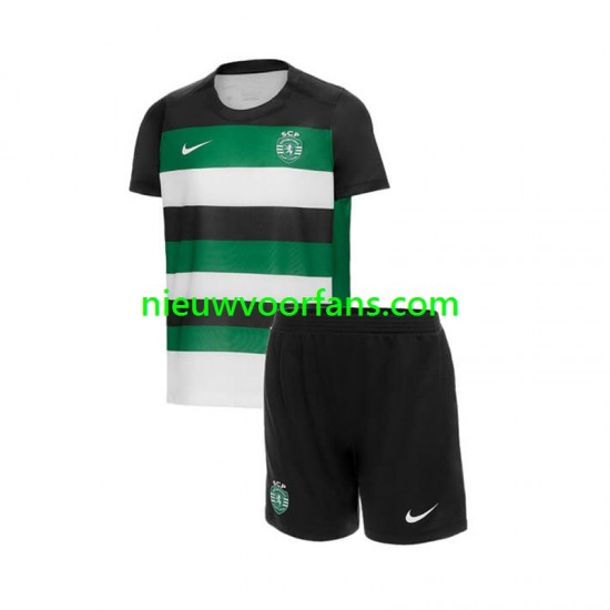 Sporting CP Kind Shirt met Bedrukking Thuis 2024-2025 Korte Mouw