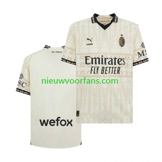 AC Milan Heren Shirt met Bedrukking Vierde 2023-2024 Korte Mouw