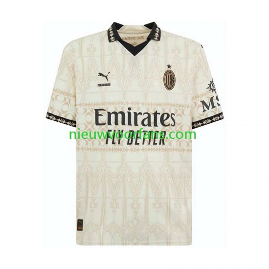 AC Milan Heren Shirt met Bedrukking Vierde 2023-2024 Korte Mouw