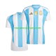 Argentinië Heren Shirt met Bedrukking Thuis Copa America 2024 Korte Mouw