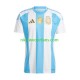 Argentinië Heren Shirt met Bedrukking Thuis Copa America 2024 Korte Mouw