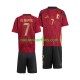 België Kind Shirt met Bedrukking De Bruyne 7 Thuis Euro 2024 Korte Mouw