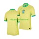 Brazilië Heren Shirt met Bedrukking Thuis Copa America 2024 Korte Mouw