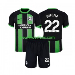 Brighton & Hove Albion Kind Shirt met Bedrukking Mitoma 22 Uit 2023-2024 Korte Mouw