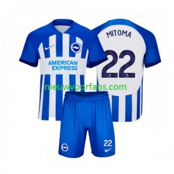 Brighton & Hove Albion Kind Shirt met Bedrukking Mitoma 22 Thuis 2023-2024 Korte Mouw