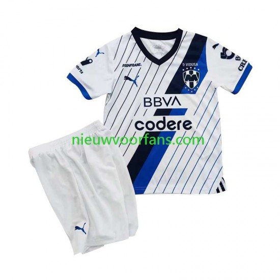 CF Monterrey Kind Shirt met Bedrukking Uit 2023-2024 Korte Mouw