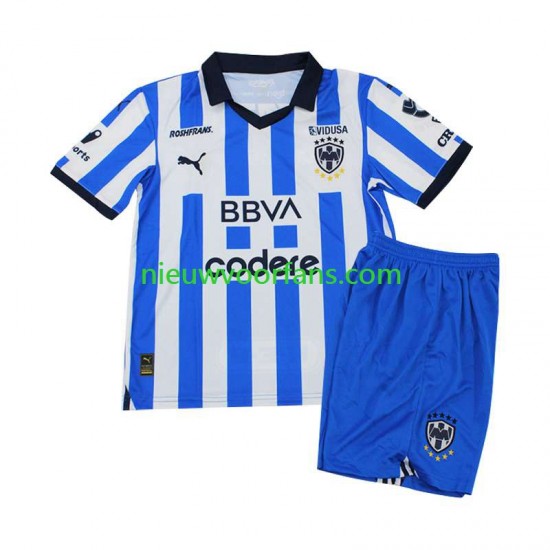 CF Monterrey Kind Shirt met Bedrukking Thuis 2023-2024 Korte Mouw