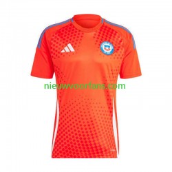 Chili Heren Shirt met Bedrukking Thuis Copa America 2024 Korte Mouw
