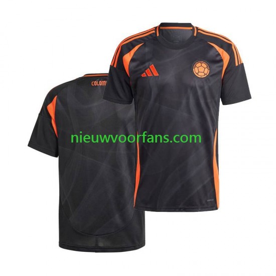 Colombia Heren Shirt met Bedrukking Uit Copa America 2024 Korte Mouw