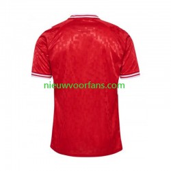 Denemarken Heren Shirt met Bedrukking Thuis Euro 2024 Korte Mouw