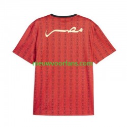 Egypte Heren Shirt met Bedrukking Thuis 2024 Korte Mouw