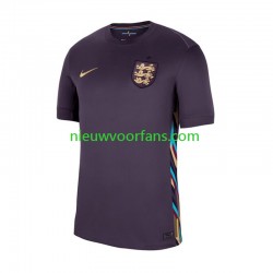 Engeland Heren Shirt met Bedrukking Uit Euro 2024 Korte Mouw
